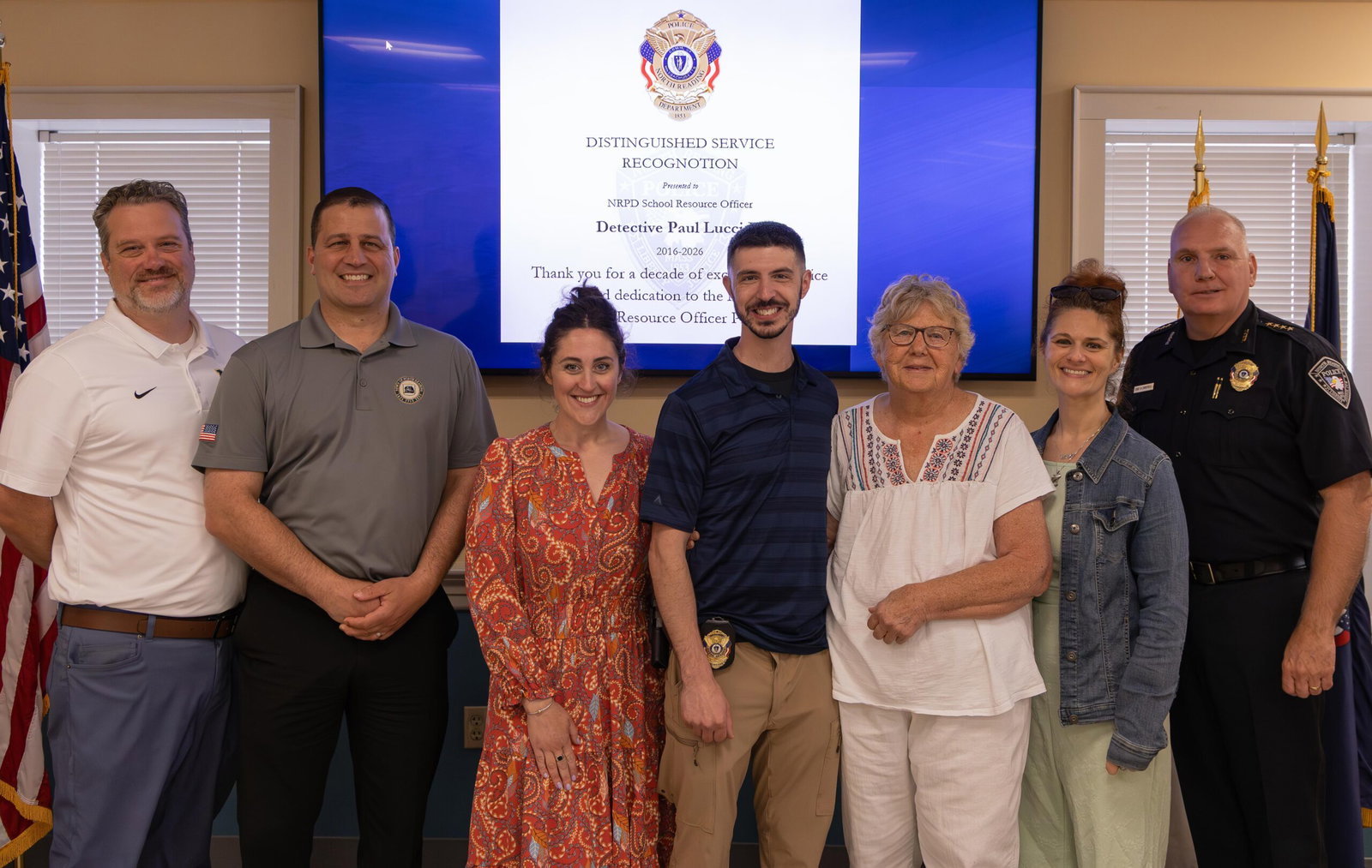 SRO Paul Lucci Jr. honored for decade of service