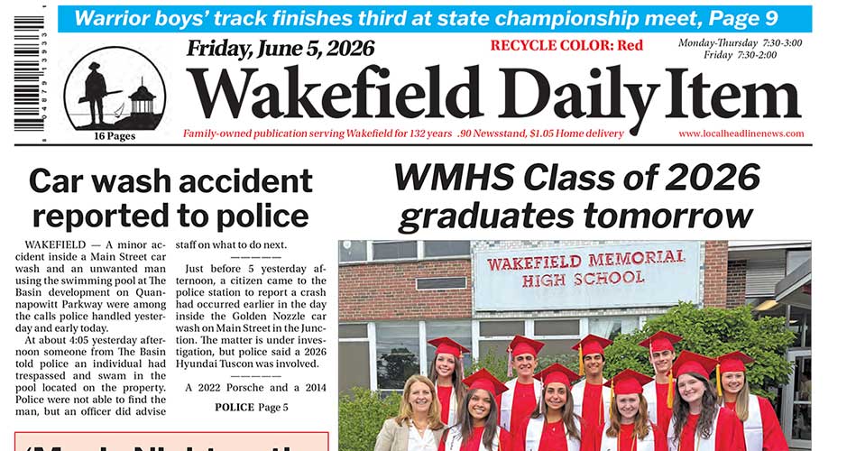 Front Page: June 5, 2026