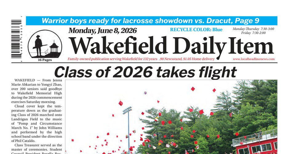 Front Page: June 8, 2026