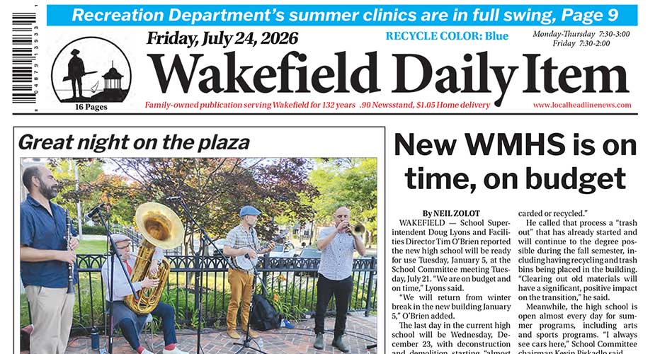 Front Page: July 24, 2026