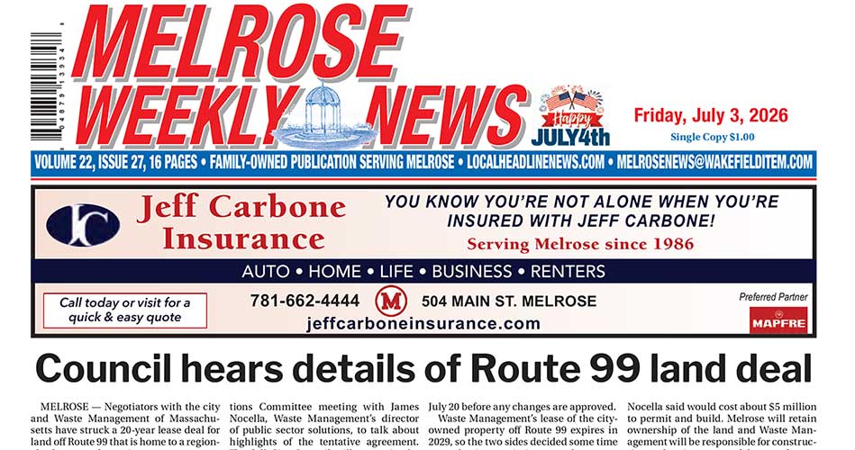 Front Page: July 3, 2026