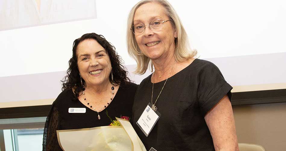 Susan Becker receives Community All-Star Award