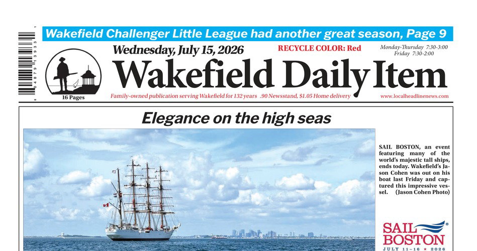 Front Page: July 15, 2026