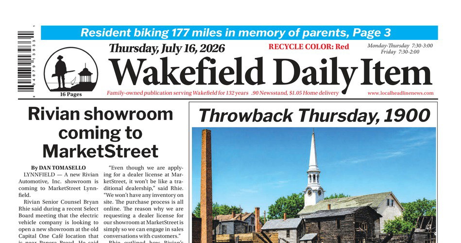 Front Page: July 16, 2026