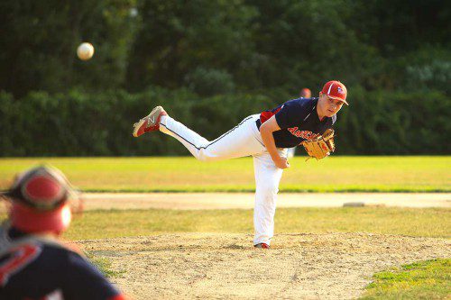 SHAWN SMEGLIN has been a steady presence on the mound this year for the Americans with a 3.50 ERA. Smeglin (1-1) had his best start of the year June 28 against the Arlington Trojans as he went six innings, giving up three hits and no runs while striking out four. The Americans won the game 1-0. 