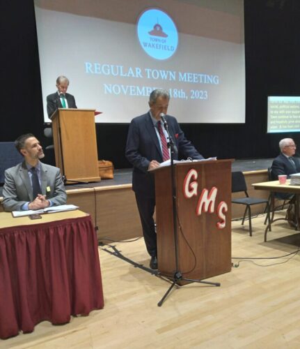 Town Meeting Fall 2023 Wakefield