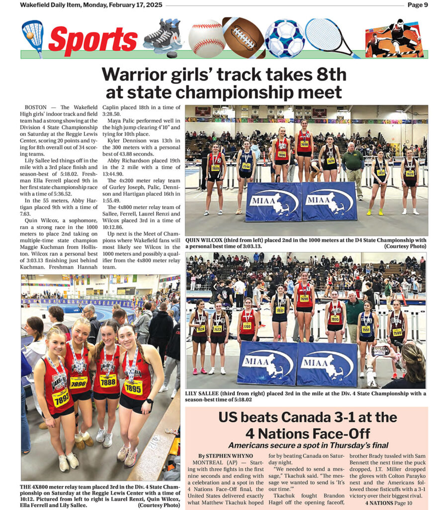 Sports February 17, 2025 Local Headline News