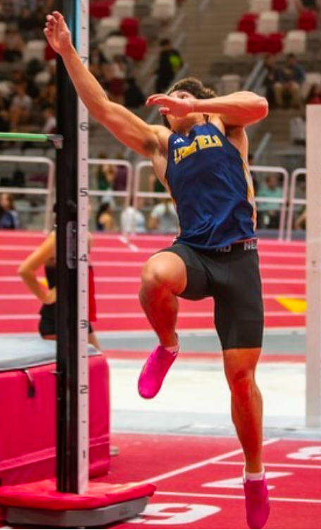 ELI MENDESE had a great performance at the Div. 5 State Championship Meet. He took 2nd in the Pentathlon with a new school record of 2,889 points, took 6th in the javelin and 7th in the high jump to lead the Pioneers. (File Photo)