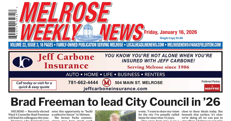 Front Page: January 16, 2026